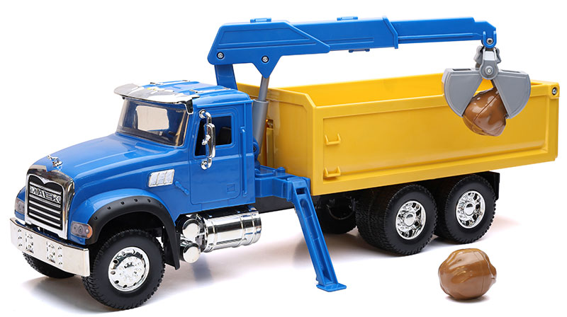 Mack Granite Truck Blauw - 1:18